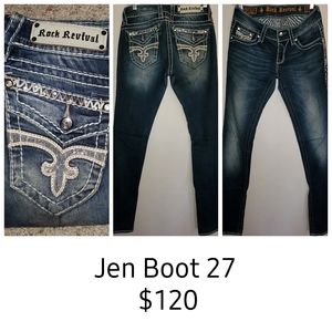 Jen Boot Rock Revival Jeans